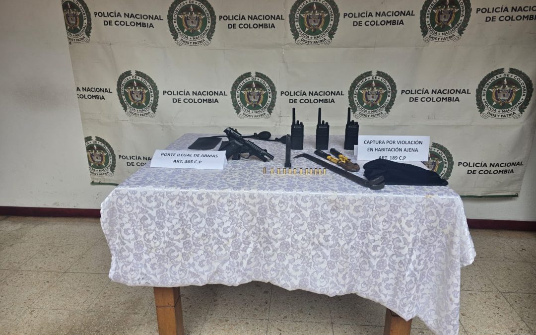 Cifras en seguridad evidencian reducción de delitos en Rionegro